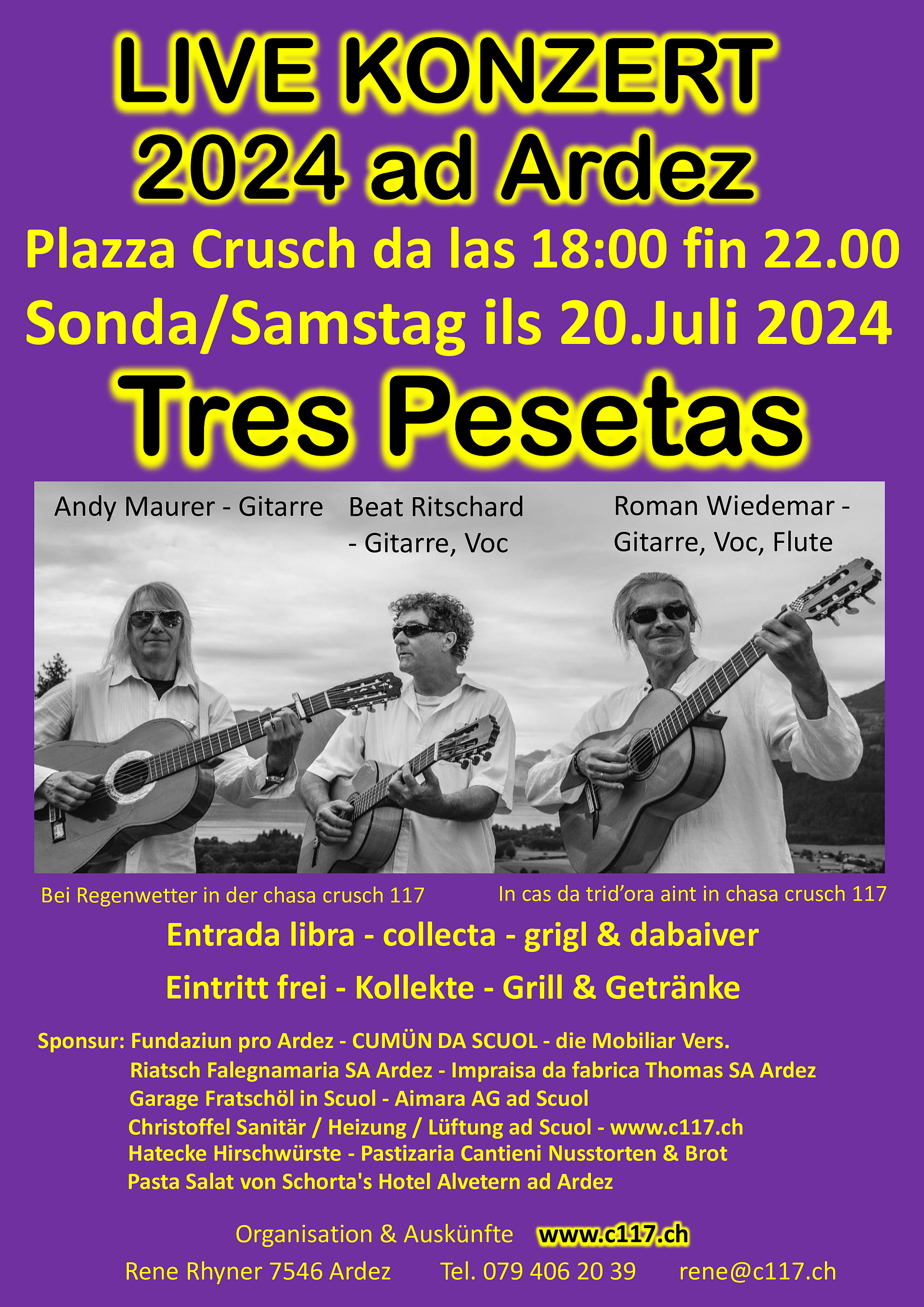 Tres Pesetas im Chasa Crusch 117